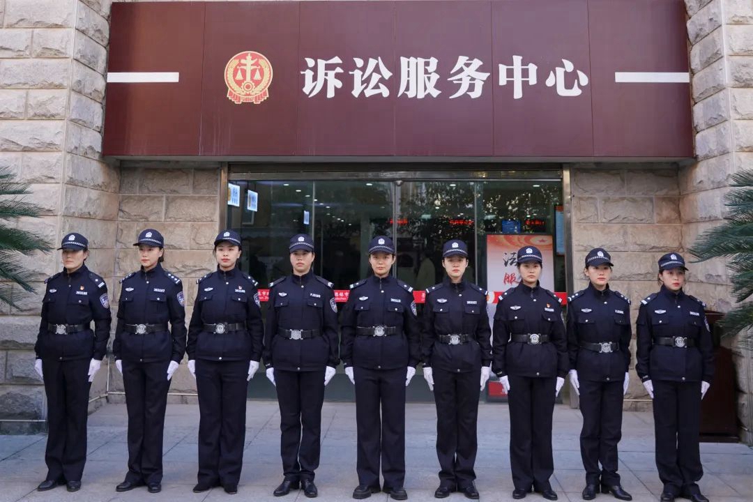 最美“警”色，在珠山法院绽放
